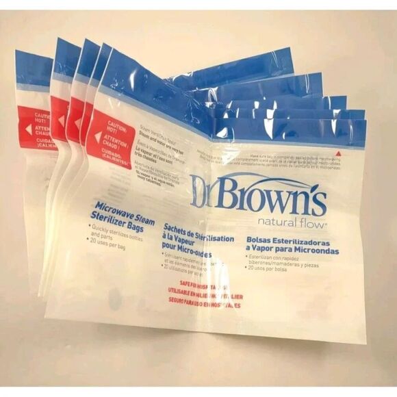 Dr Browns Natural Flow Microwave Steam Sterilizer Bags Quantity 5 - Picture 11 of 12